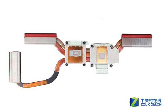 戴尔游匣Speed散热模组背面