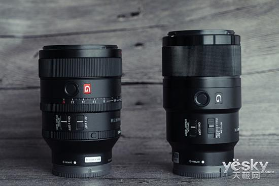 FE 100mm 与 FE 90mm 的外观对比