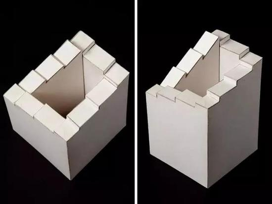 杉原厚吉（Kokichi Sugihara）创作的埃舍尔风格的3D错觉图