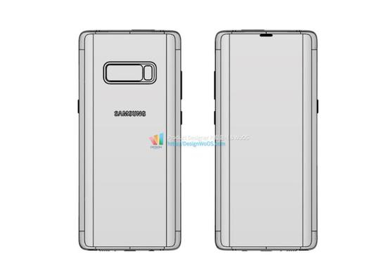 三星Note&nbsp;8建模图曝光&nbsp;类似S8外观设计