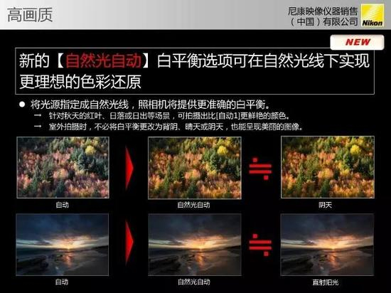 借助新测光系统，色彩优化更好