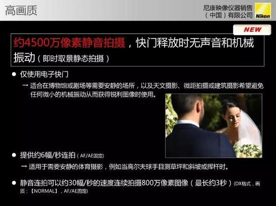 D850不仅改进了快门，而且具有电子快门