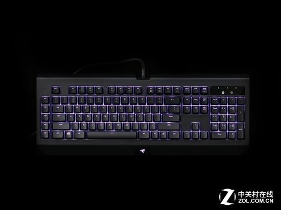 雷蛇黑寡妇蜘蛛幻彩版V2黄轴机械键盘