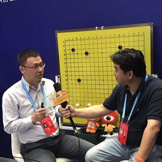 颜水成曾在柯洁与谷歌AlphaGo的人机大战期间解读人工智能技术。图片来源于网络