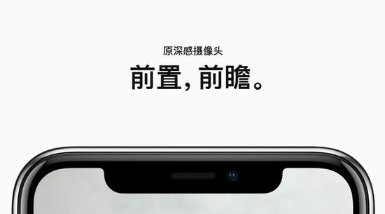 iPhone&nbsp;X通过原深感摄像头扫描面部细节