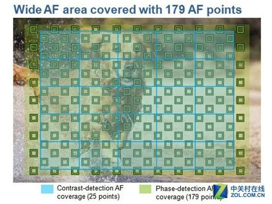 单纯覆盖面积和对焦点来看，索尼A5100是纸面数据最好的
