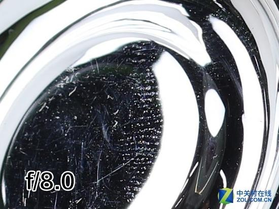 f/8.0色散