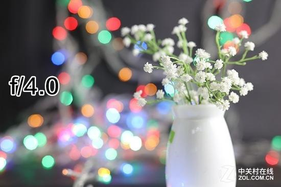 f/4.0景深及虚化效果