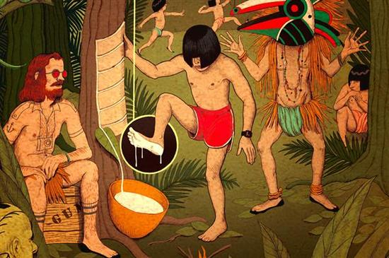 亚马逊雨林土著人的“液体橡胶鞋”