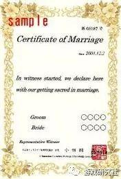 2.D.C.M.A发行的结婚证书样本