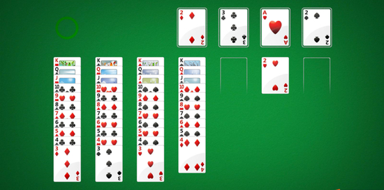 陈章的纸牌界面，即将胜利的一局。/受访者供图