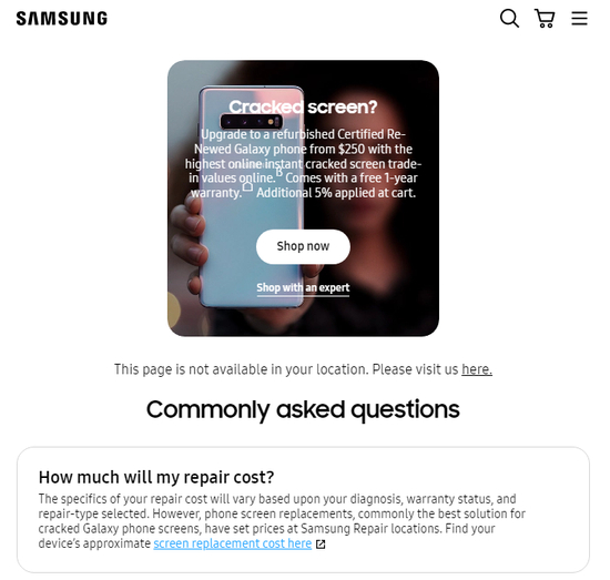 （来自：Samsung&nbsp;官网）