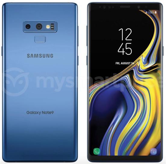 Galaxy Note9蓝色款渲染图曝光：这后背喜欢吗？_手机新浪网