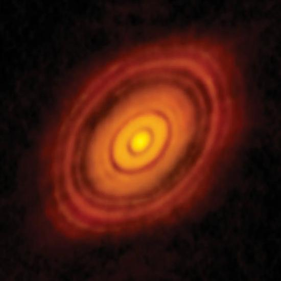 金牛座HL周围的原行星盘