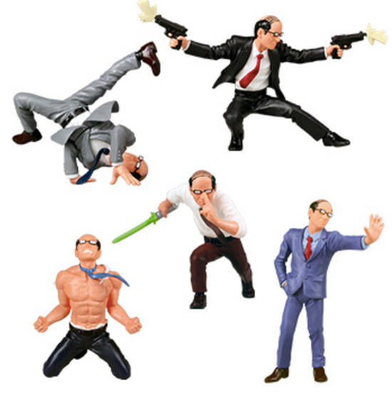 Takara Tomy Arts&nbsp;公司设计的“职场帅大叔”潮玩系列 图片来源：Takara Tomy Arts官网