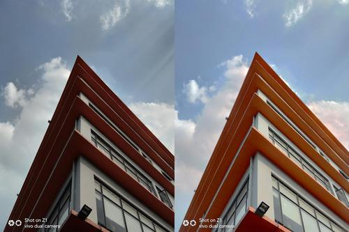 （左边没开启HDR，右边开启HDR）