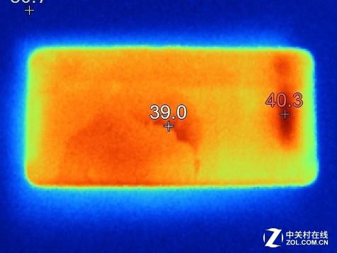 运行游戏30分钟手机正面温度
