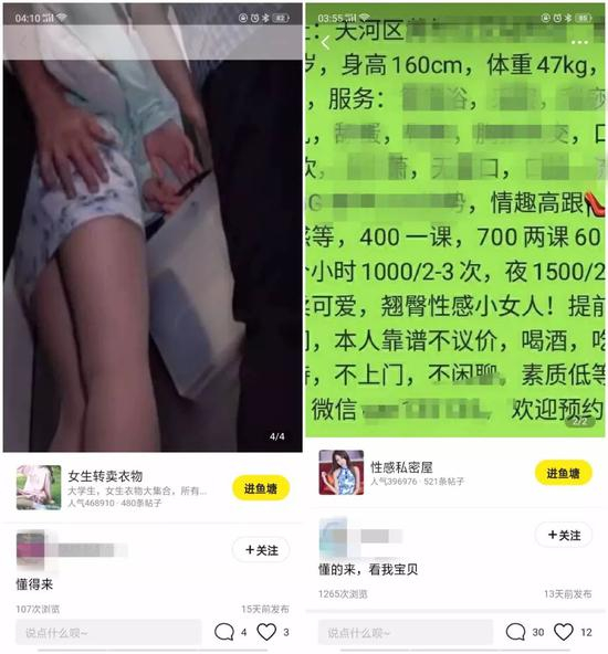 问题鱼塘内的内容污秽不堪