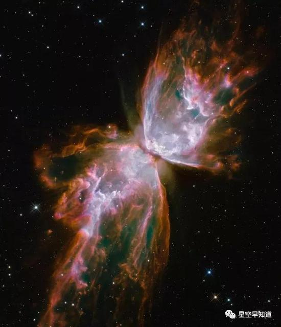 蝴蝶星云&nbsp;来源：NASA/hubblesite.org