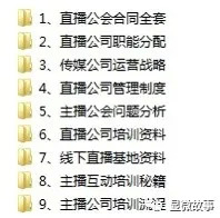 MCN公司的主播培训内容（图片由受访者提供）