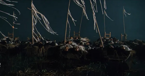 曹操‘送鬼兵’（电影《赤壁》截图）