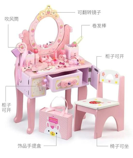 一应俱全的梳妆台。/淘宝截图