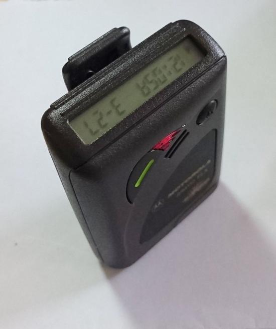 当年笔者的传呼机