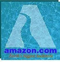 最初的亚马逊Logo，上书：地球上最大的书店