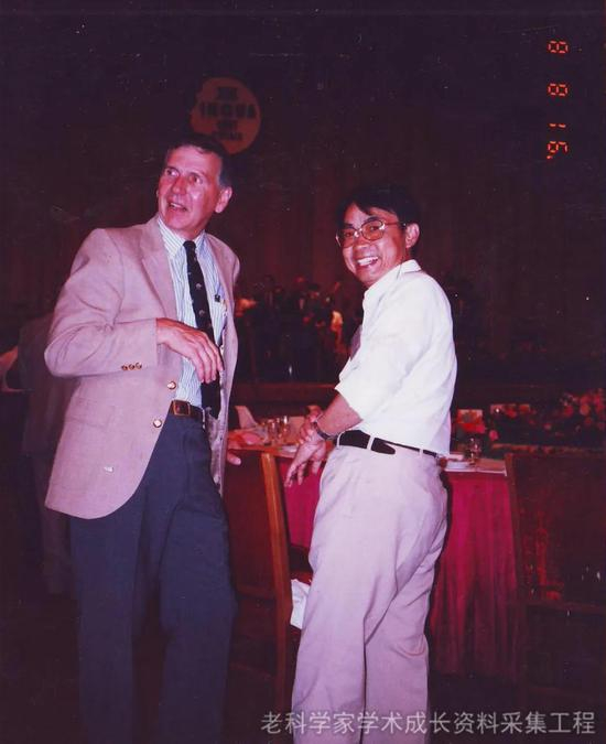 1991年，李吉均和Porter教授参加北京国际第四纪大会