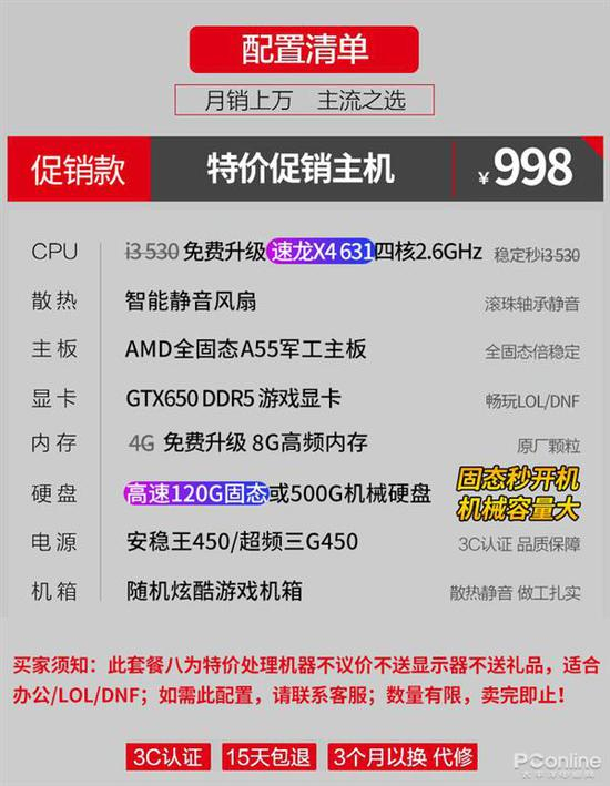 为了阅读方便，我们把里面的配置都整理成表格，再加上生产年份——