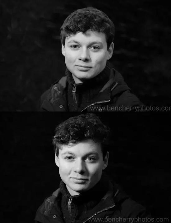 ▲ 人像拍摄很少只会在正面布光。 图片来自：bencherryphotos