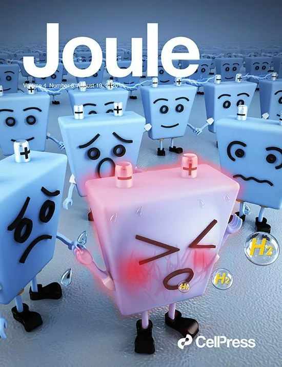 　　通过痕量氢气探测提前预警锂离子电池热失控示意图 