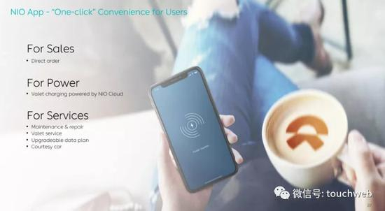 蔚来汽车App的一键功能介绍