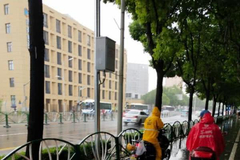 上海穿外卖员衣服男子撞倒他人离开现场：警方调查中