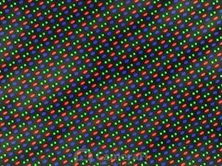 左为Delta排列 右为BOE屏幕排列