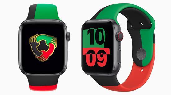 苹果推出“Black Unity Collection”限量版Apple Watch_手机新浪网