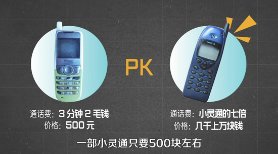 小灵通和移动联通相比的优势