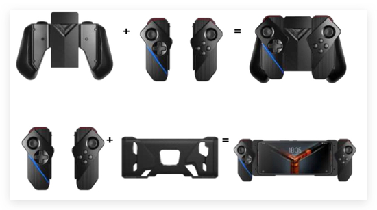 （5）桌上型游戏基座：通过基座将游戏画面投影到显示器上。