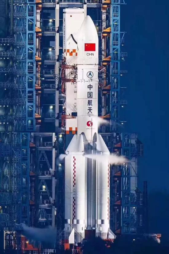 长征五号&nbsp;图片来源：国家航天局