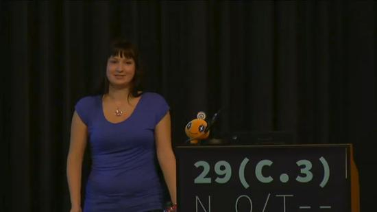 娜塔莉·西尔瓦诺维奇在29C3（CCC的年度大会）上