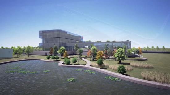 ▲&nbsp;小米武汉总部东侧