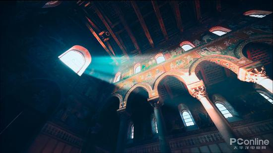 电视4K HDR实拍图