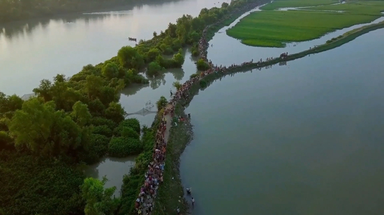 纪录片截图：缅甸罗兴亚族MSL大逃离