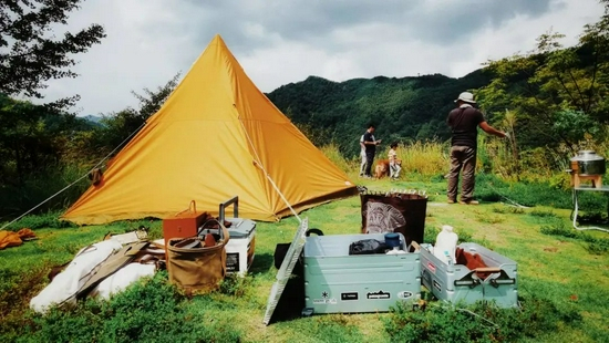野外露营 / 受访者供图