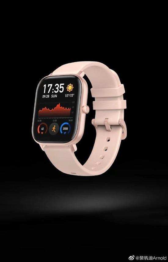 官方曝光华米手表渲染图外形酷似Apple Watch_手机新浪网