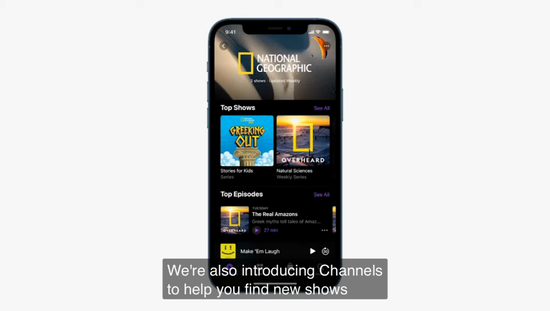 苹果2021春季发布会截图