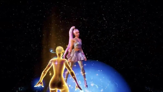 A妹在堡垒之夜里举办的虚拟演唱会