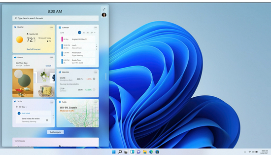Windows11的小部件