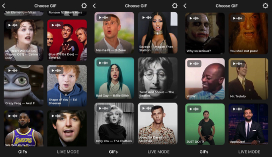 Avatarify部分特效截图