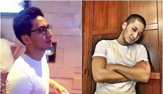 戴上眼镜，换个发型后，机器能否识别判若两人的人脸呢？（图片来源：搜狐新闻）